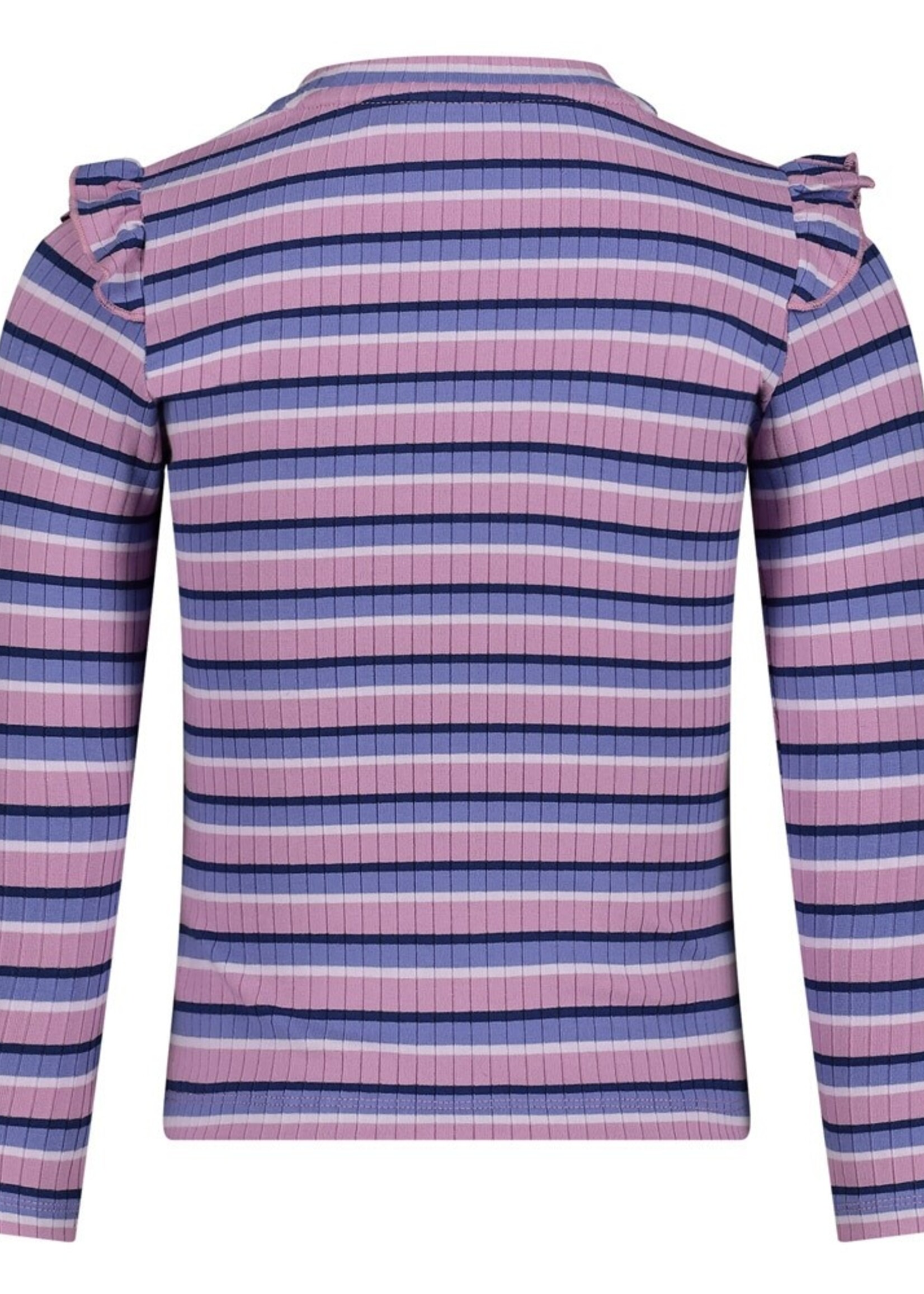 Jubel Longsleeve rib met streep - Wild Soul, Violet