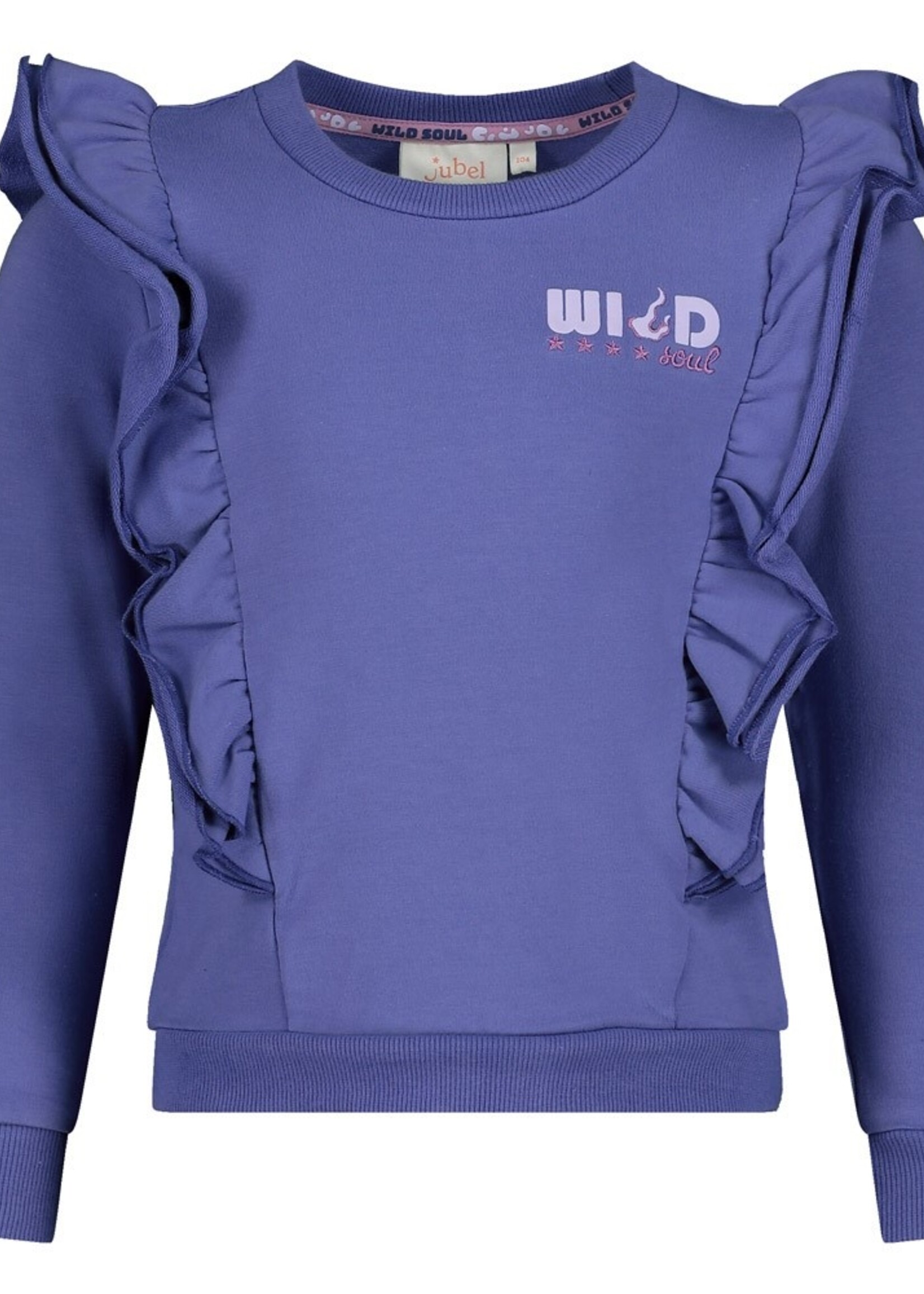 Jubel Sweater ruches - Wild Soul, Lavendel