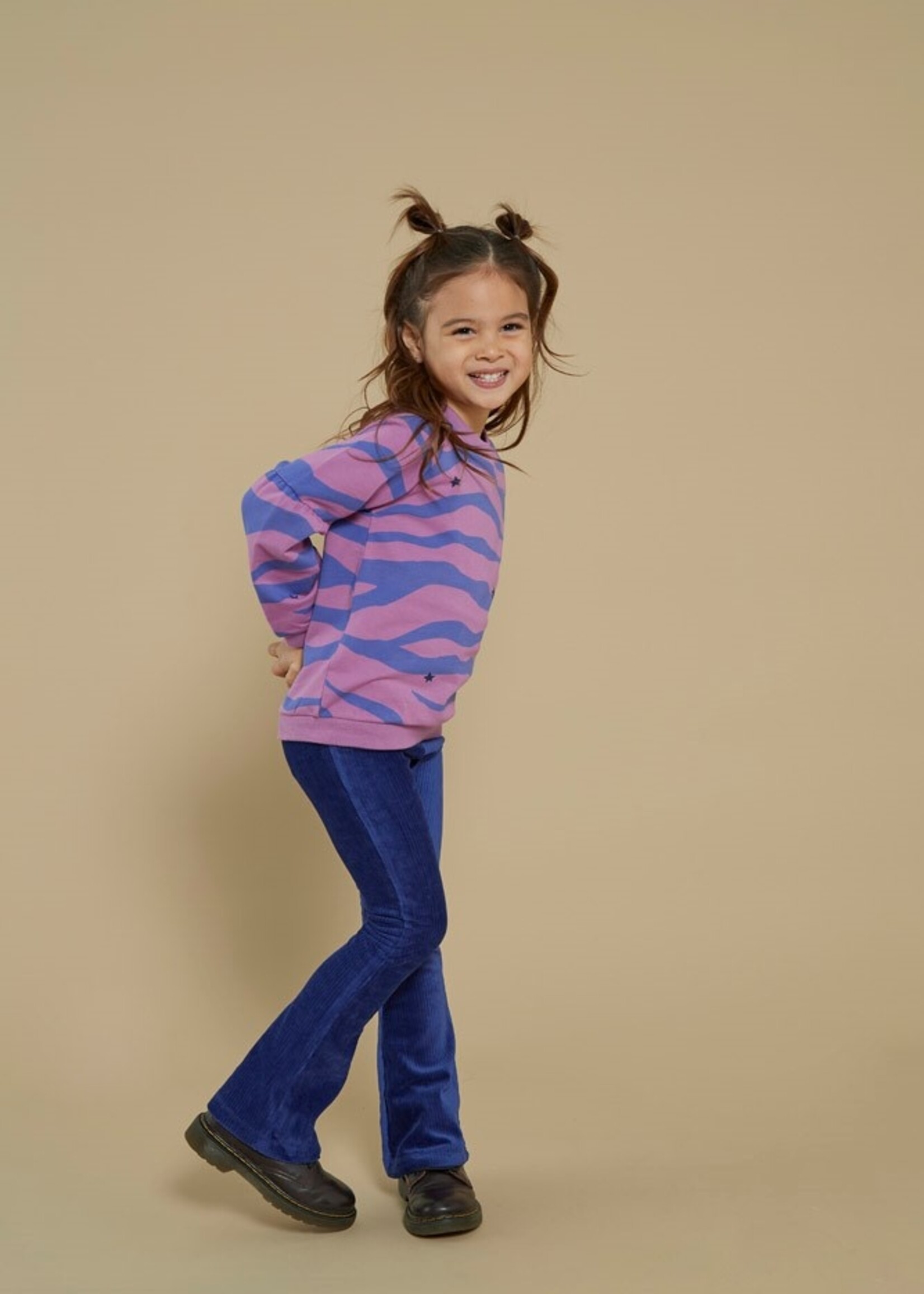 Jubel Flared broek velours rib - Wild Soul, Indigo