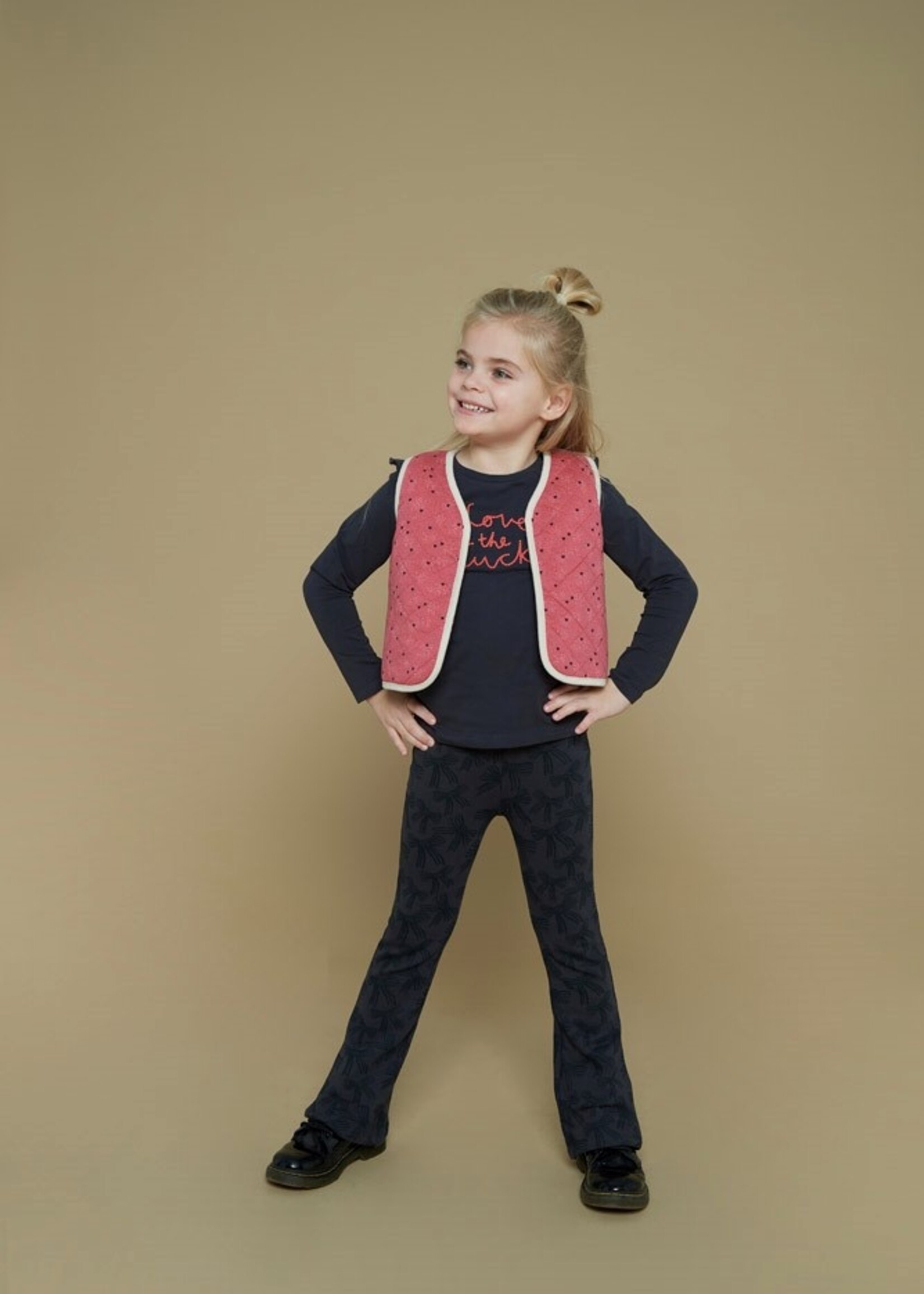 Jubel Teddy gilet - Queen Of Hearts, Offwhite
