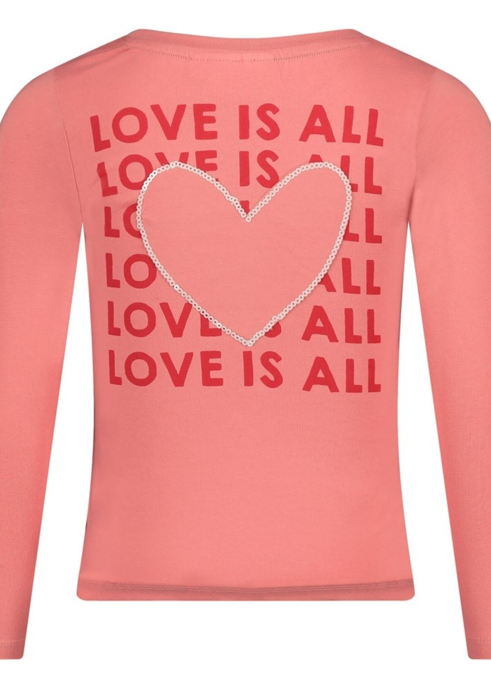 Jubel Longsleeve - Queen Of Hearts, l.Roze
