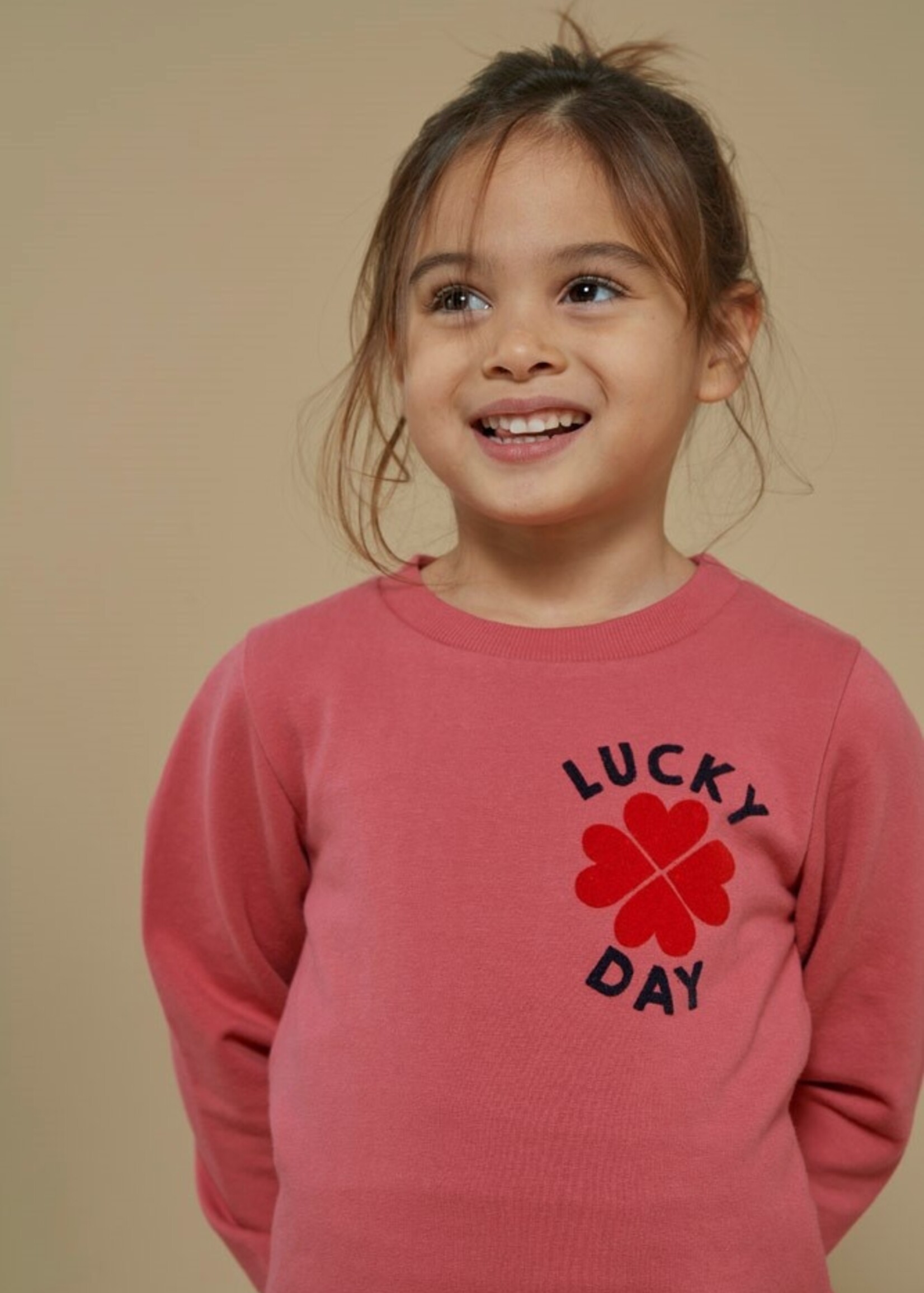 Jubel Sweater - Queen Of Hearts, Roze