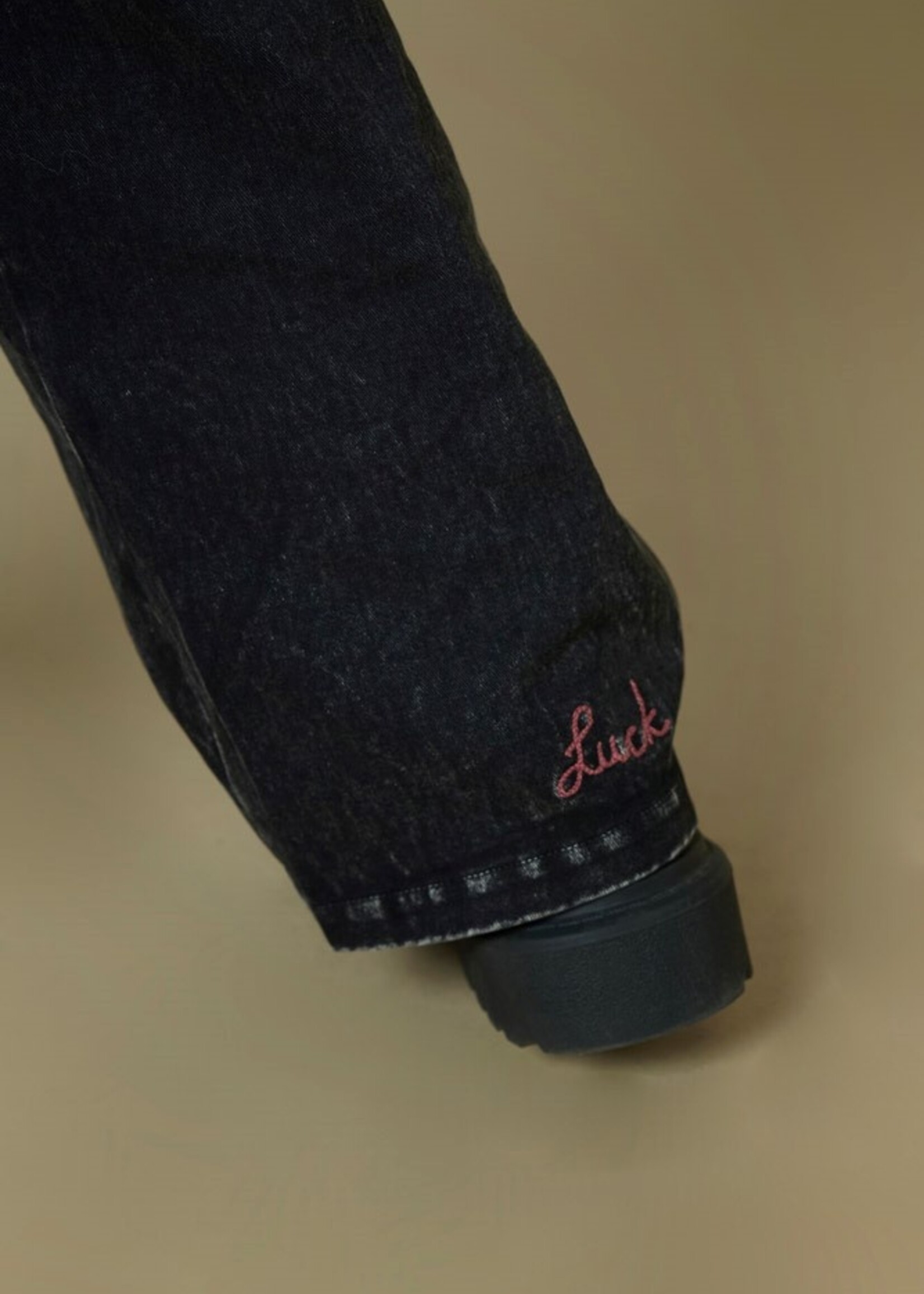 Jubel Culotte denim look - Queen Of Hearts, Antraciet