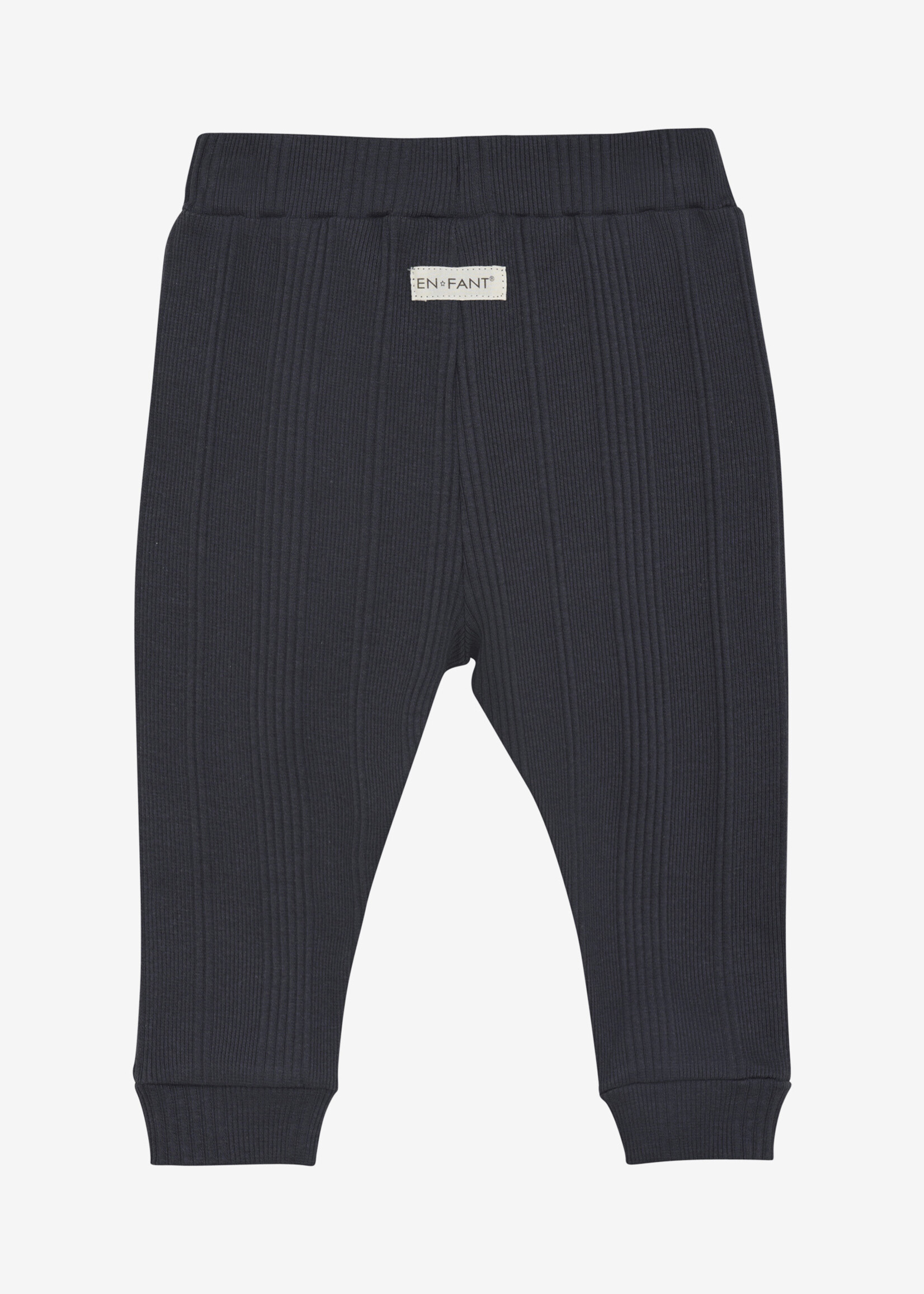 ENFANT Pants LS Rib, Ebony