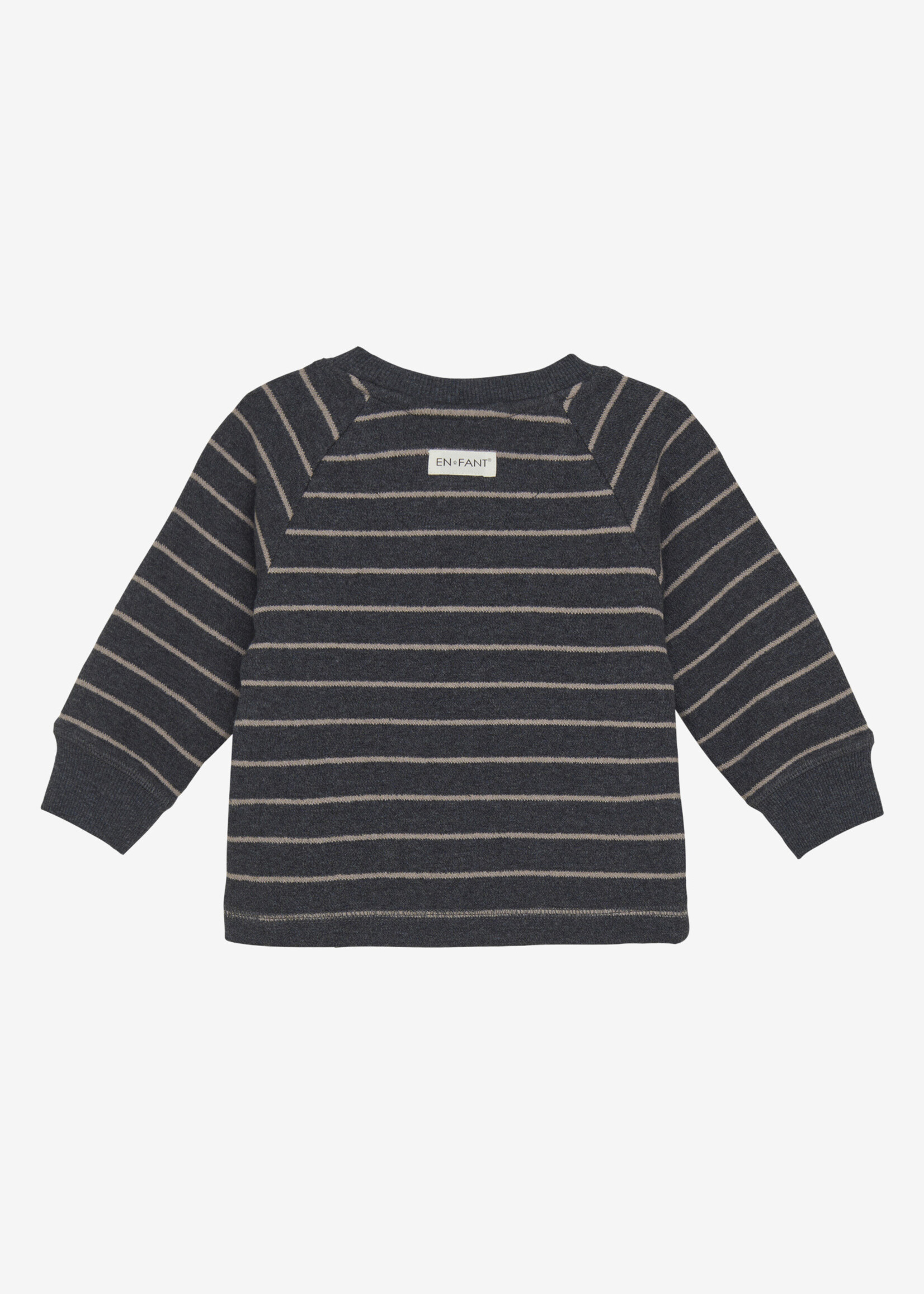 ENFANT Sweatshirt LS Stripe, Ebony