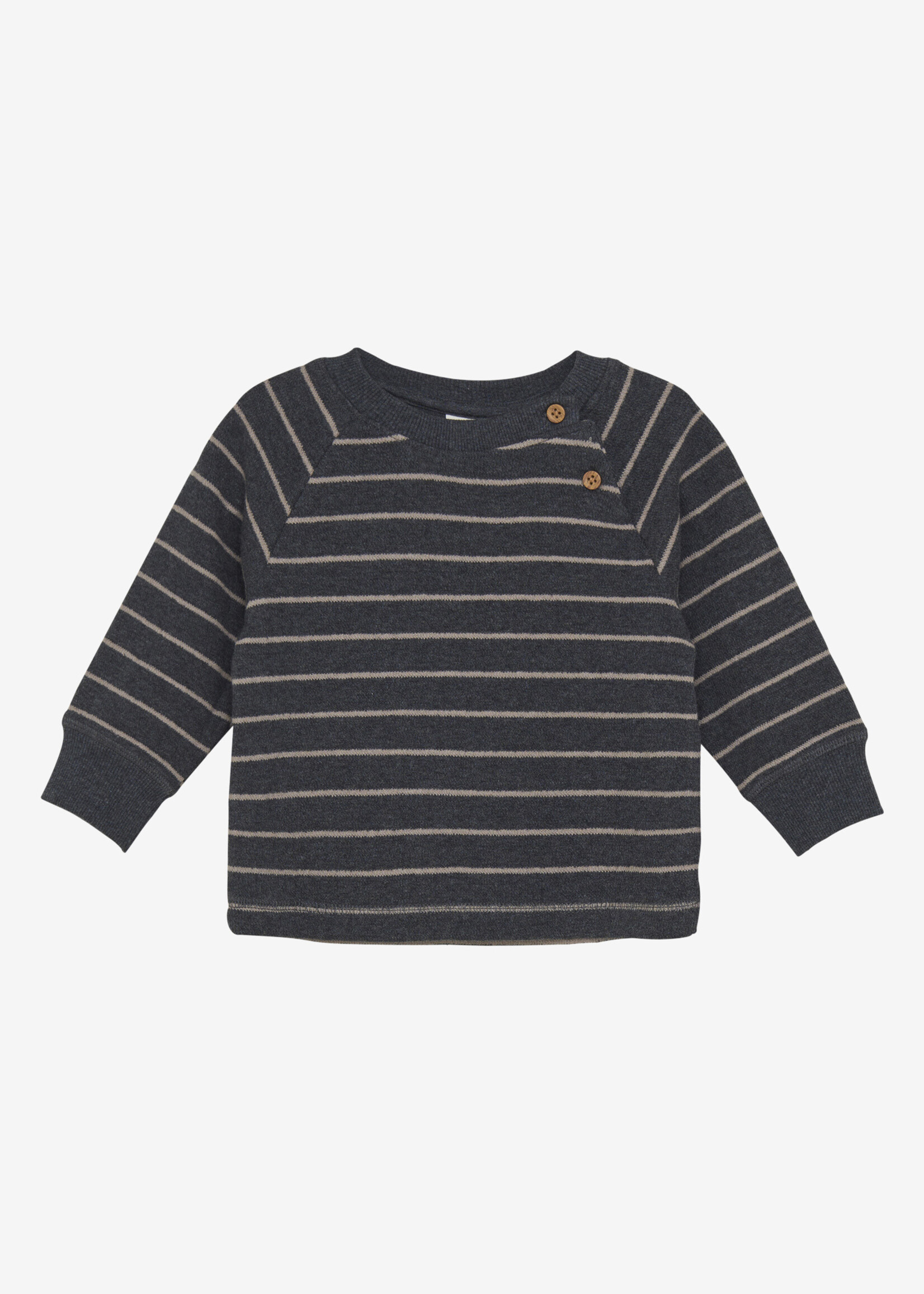 ENFANT Sweatshirt LS Stripe, Ebony
