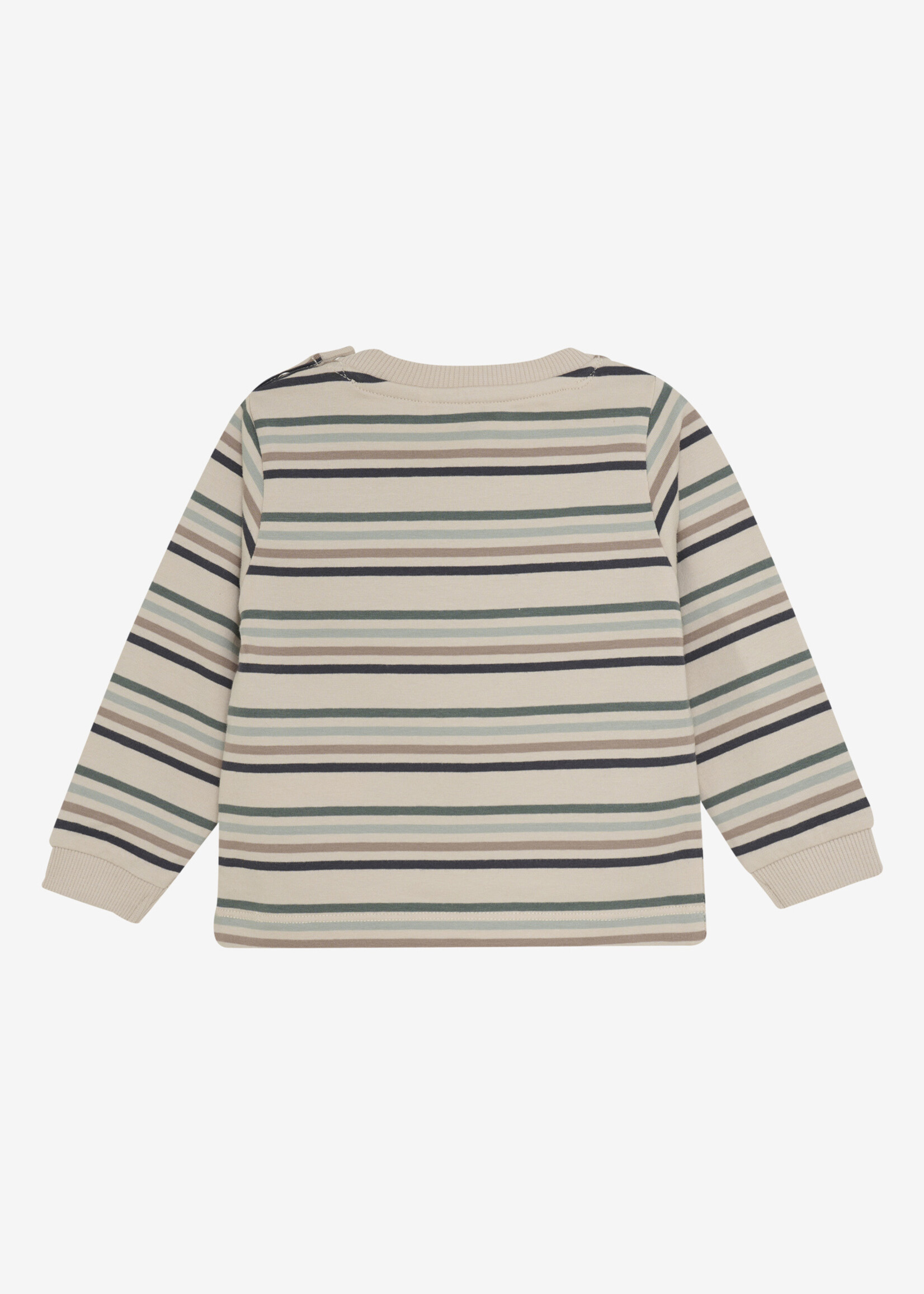 ENFANT T-shirt LS Stripe, Balsam Green