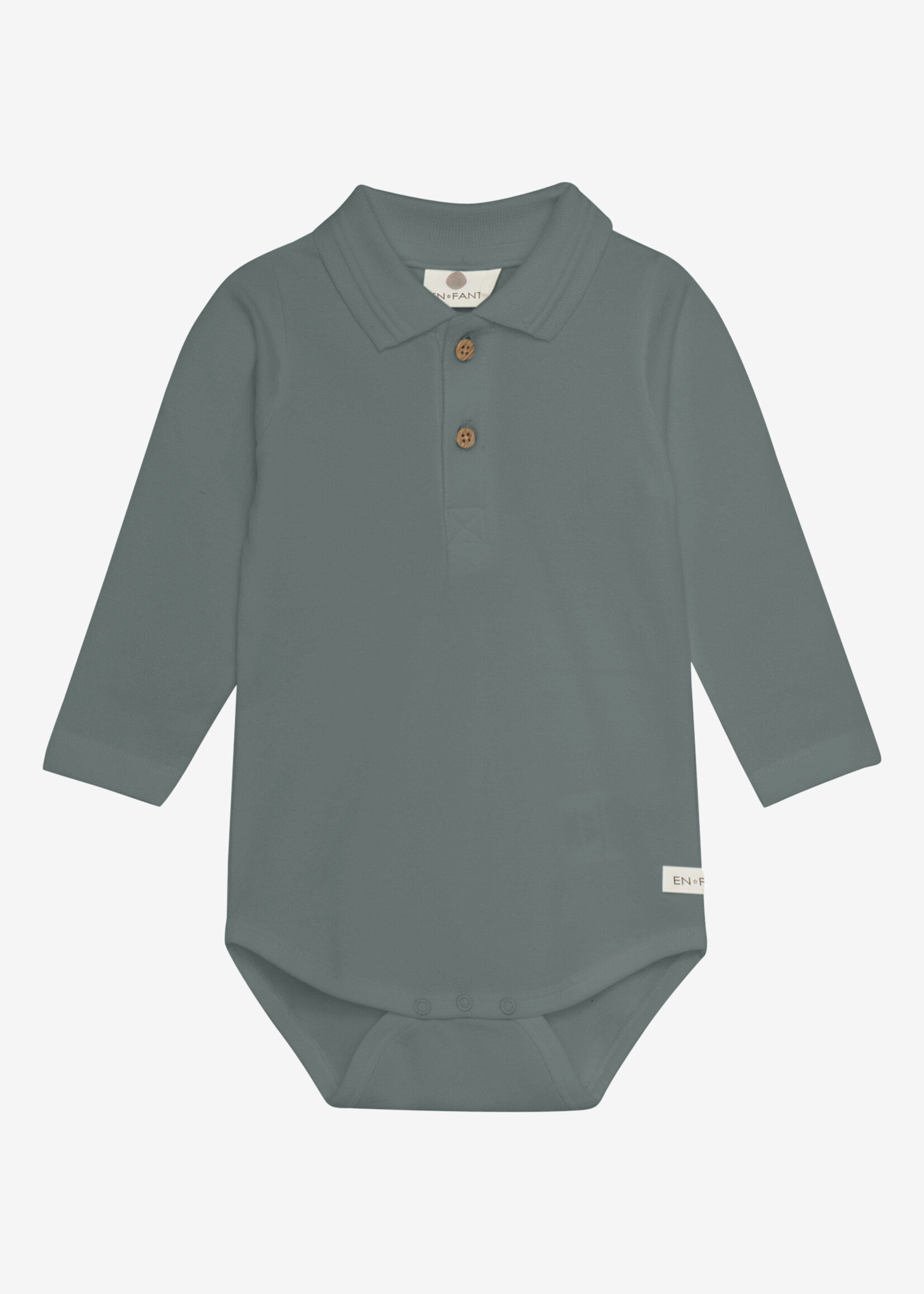 ENFANT Body LS Polo, Balsam Green