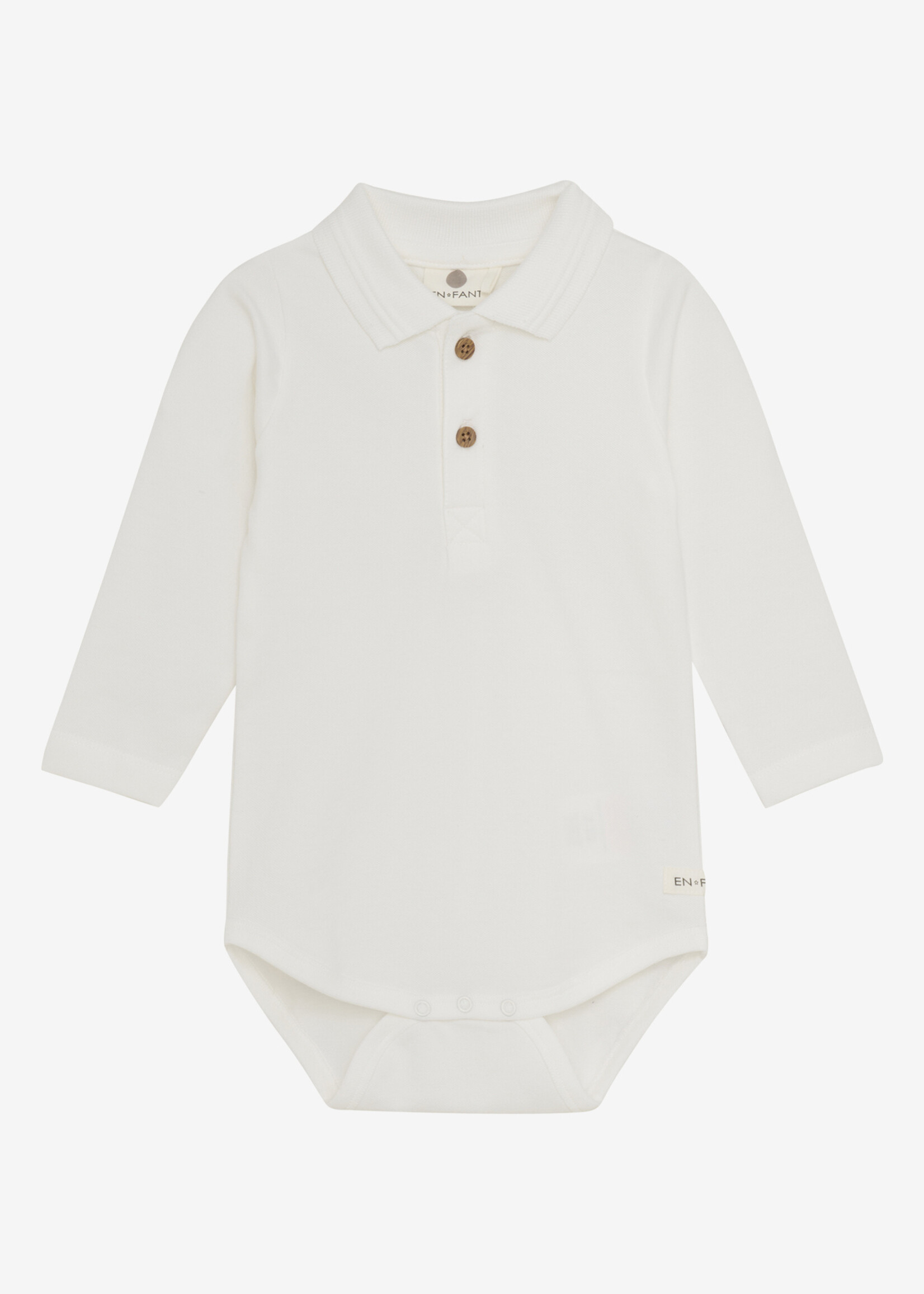 ENFANT Body LS Polo, Egret