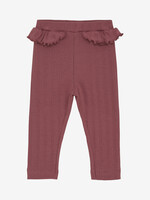 ENFANT Leggings Pointelle, Roan Rouge