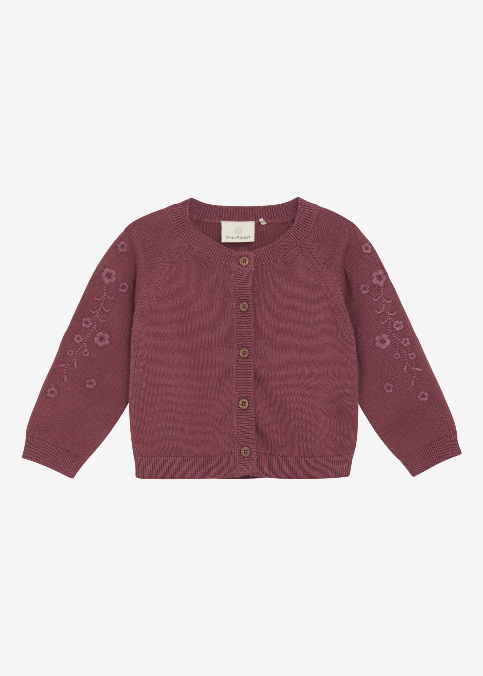 ENFANT Cardigan Knit, Roan Rouge