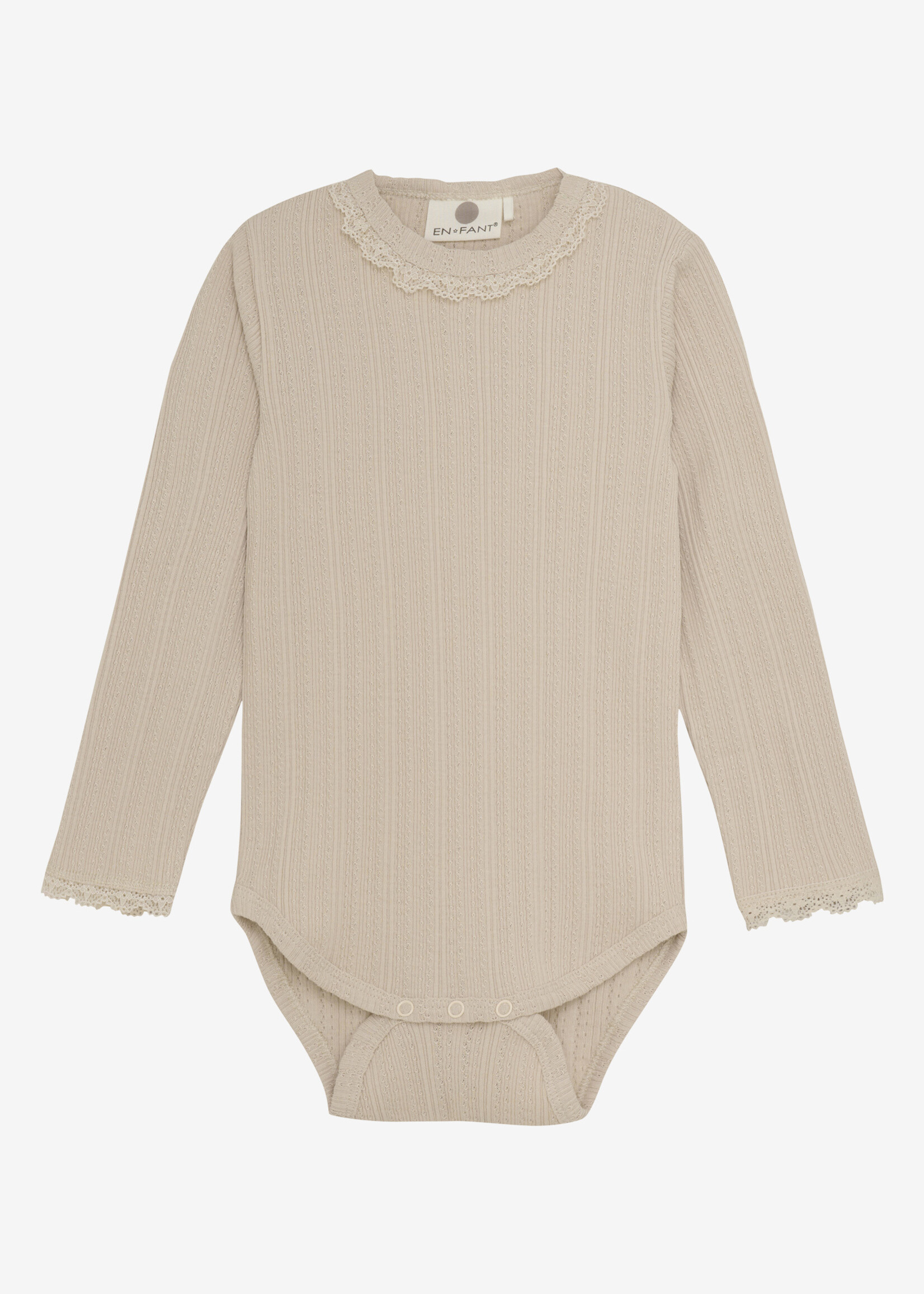 ENFANT Body LS Pointelle, French Oak