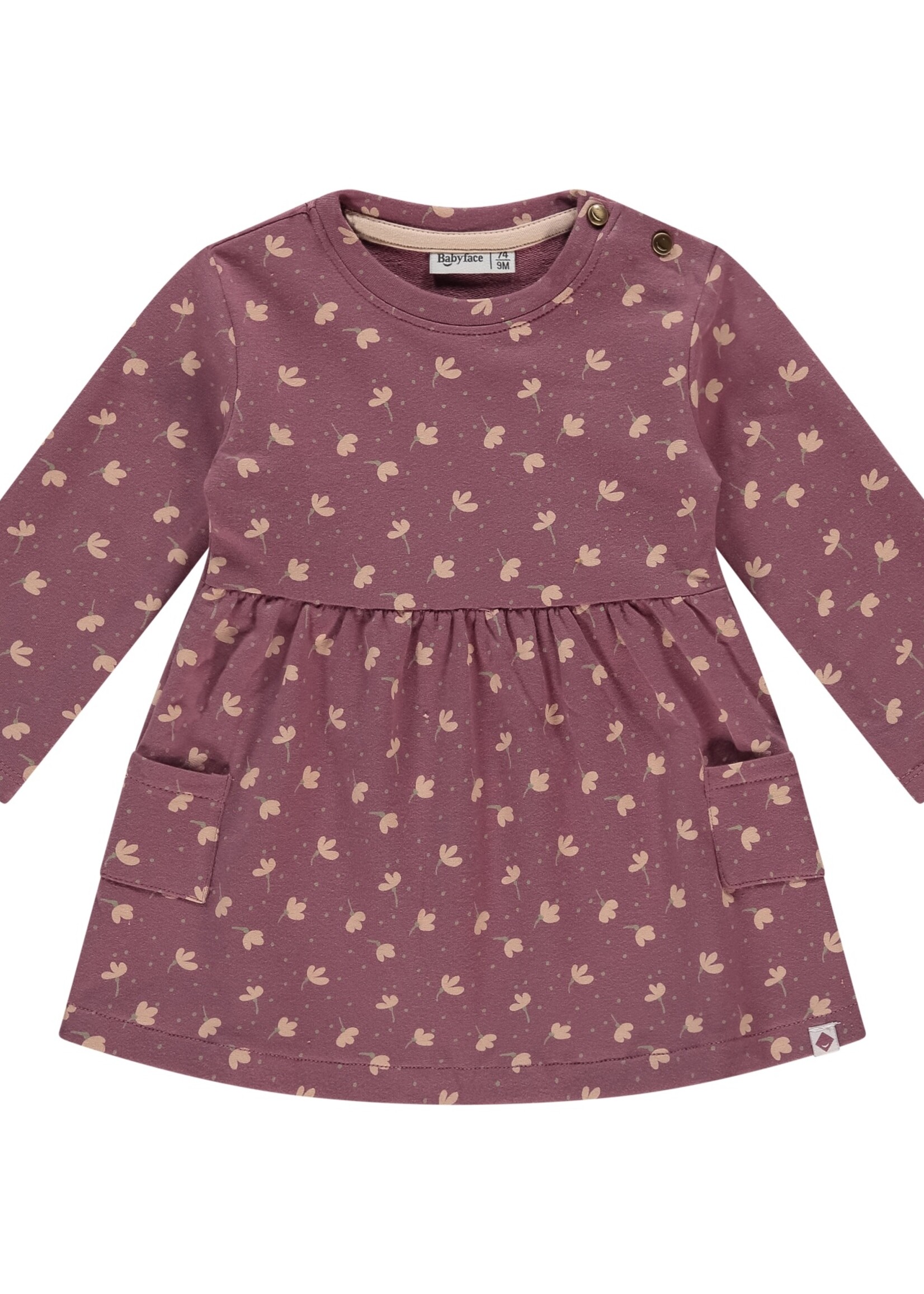 Babyface baby girls dress, burgundy, BBE25528722