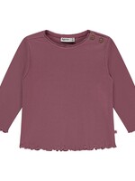Babyface baby girls t-shirt long sleeve, burgundy, BBE25528624