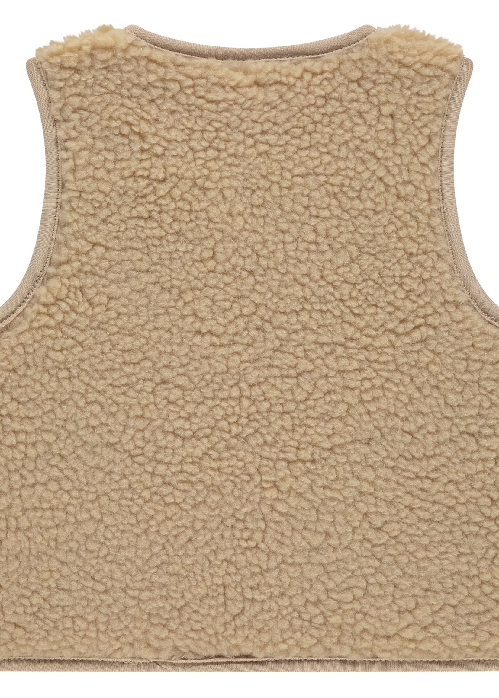 Babyface baby girls teddy gilet, nude, BBE25528430