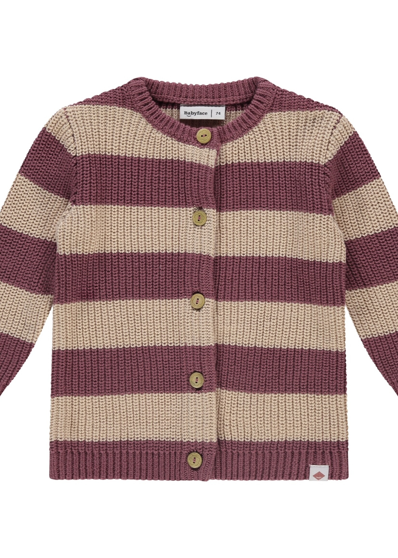 Babyface baby girls cardigan, burgundy, BBE25528320