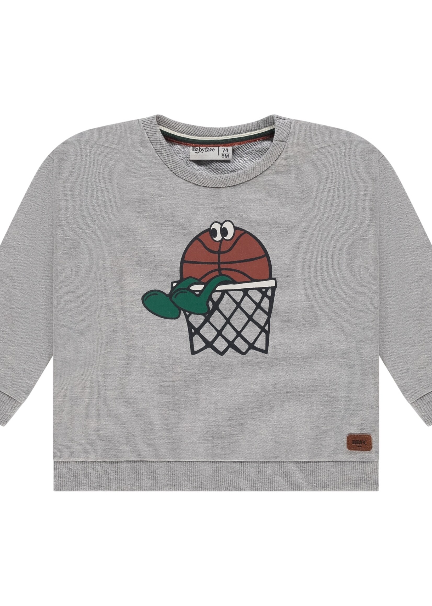 Babyface baby boys sweatshirt, GREY MELANGE, BBE25527421