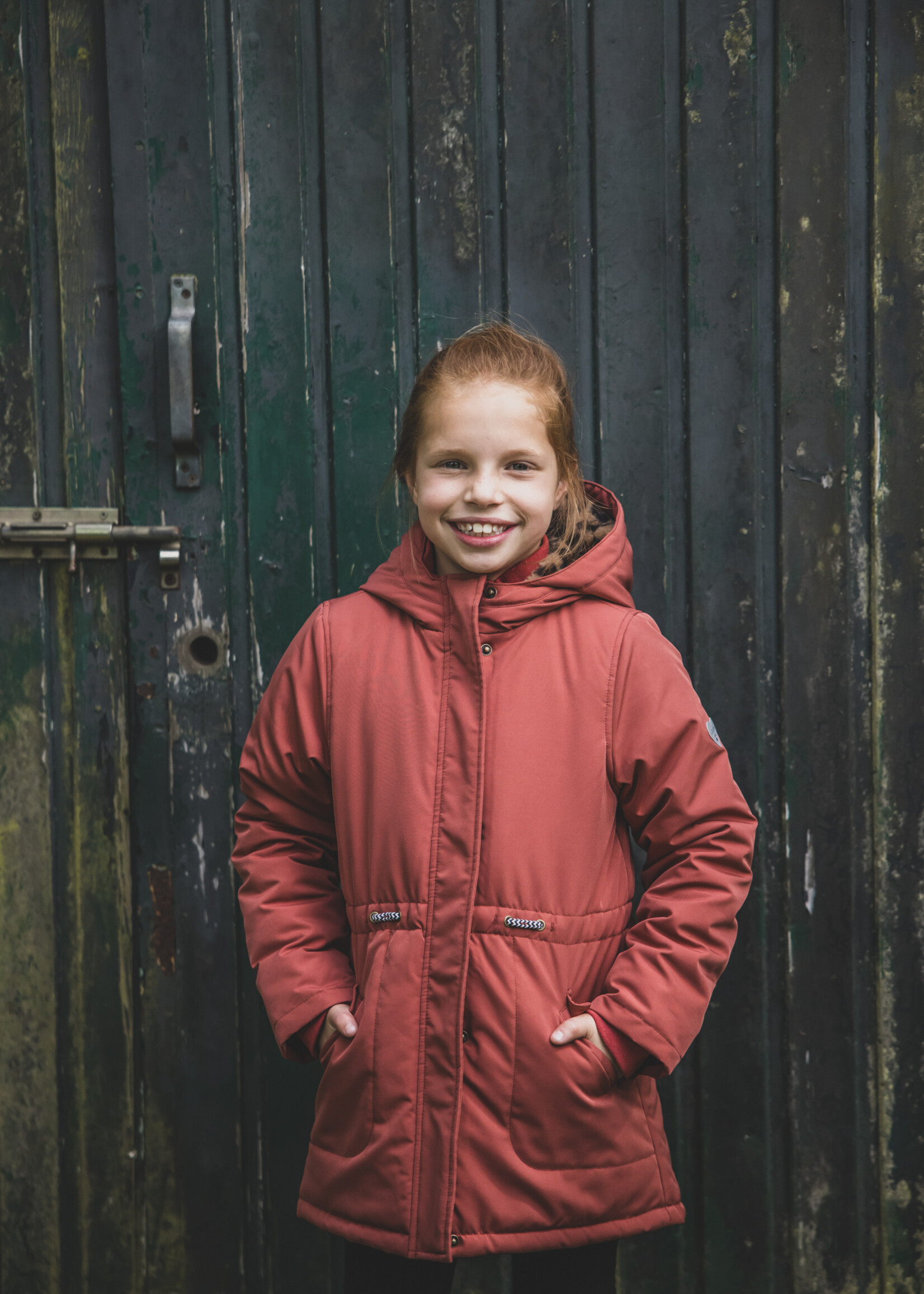 LOOXS Little Little parka outerwear jacket,Terracotta