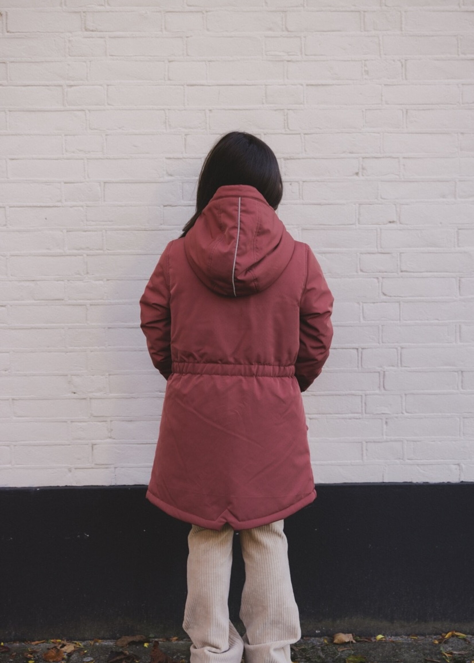 LOOXS Little Little parka outerwear jacket,Terracotta