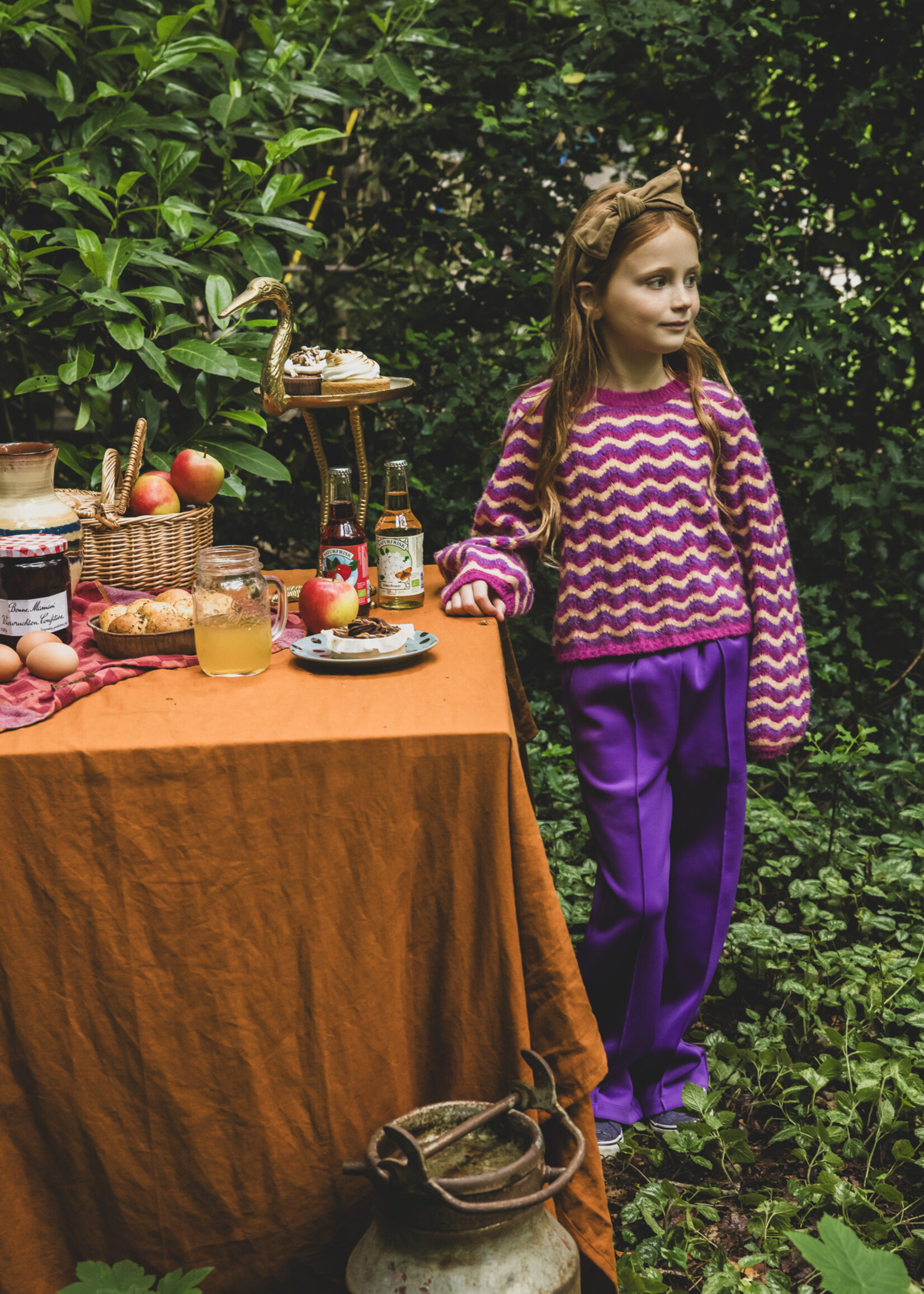LOOXS Little Little knit sweater,multi stripe