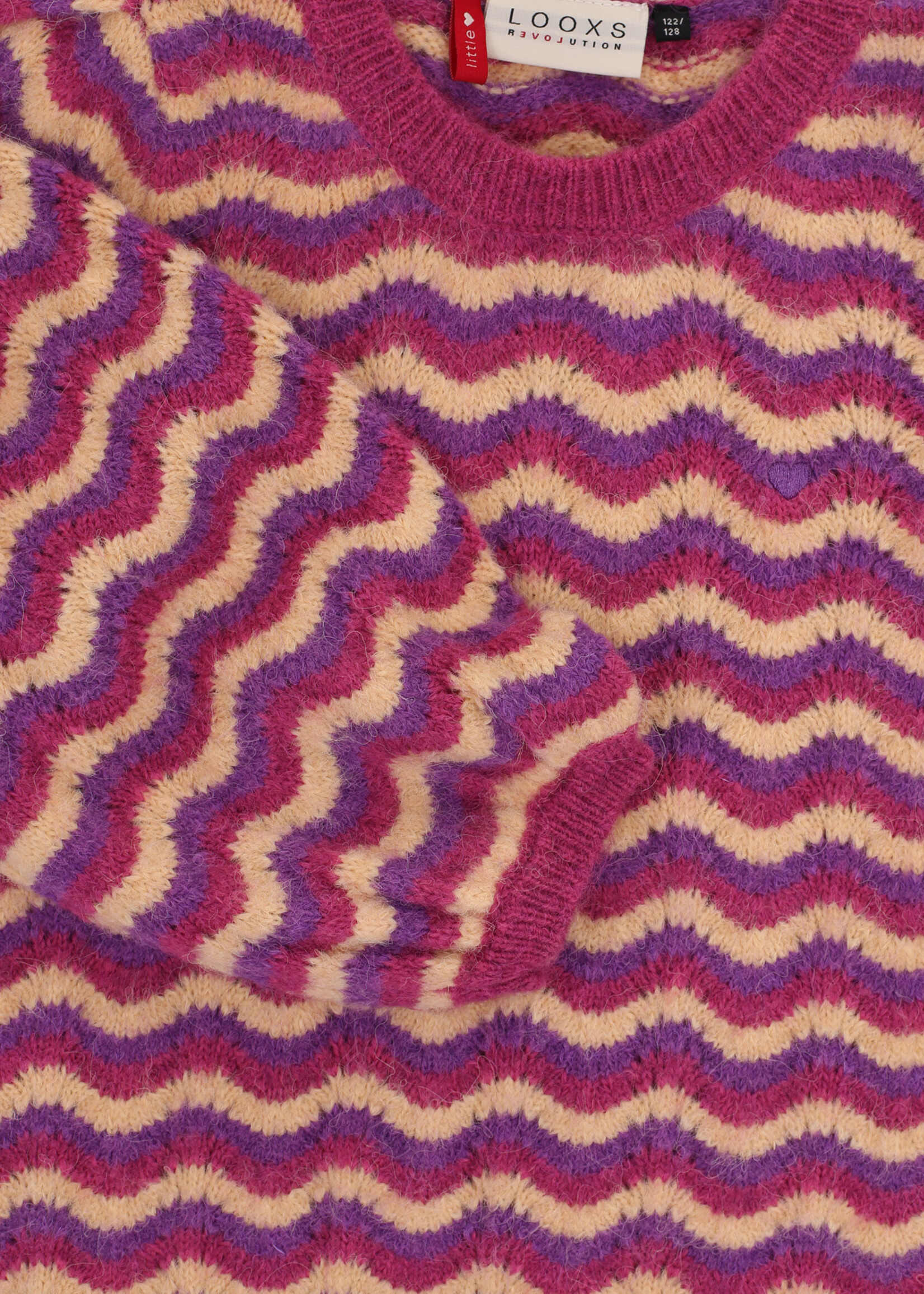 LOOXS Little Little knit sweater,multi stripe