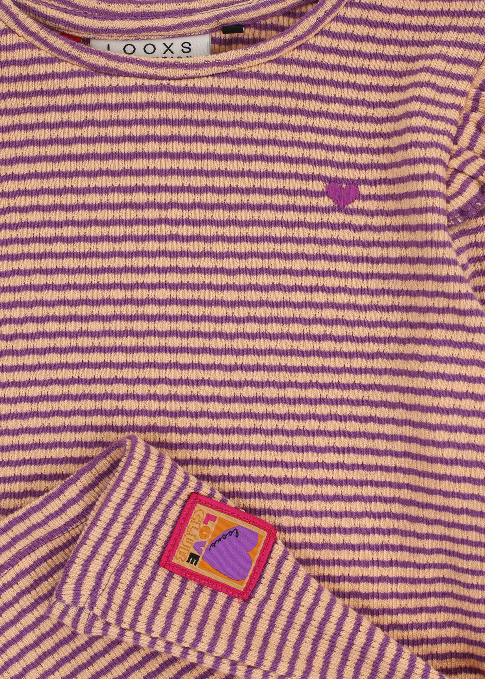 LOOXS Little Little striped longsleeve t-shirt,check
