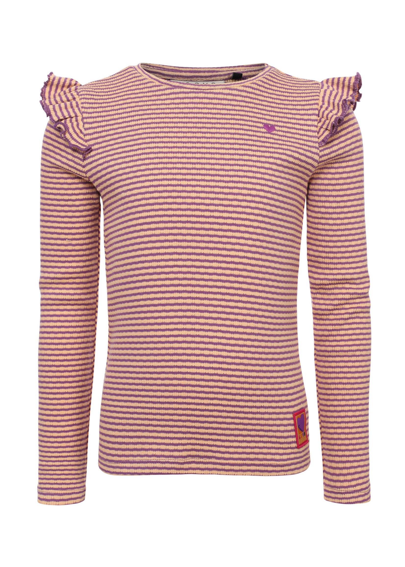 LOOXS Little Little striped longsleeve t-shirt,check