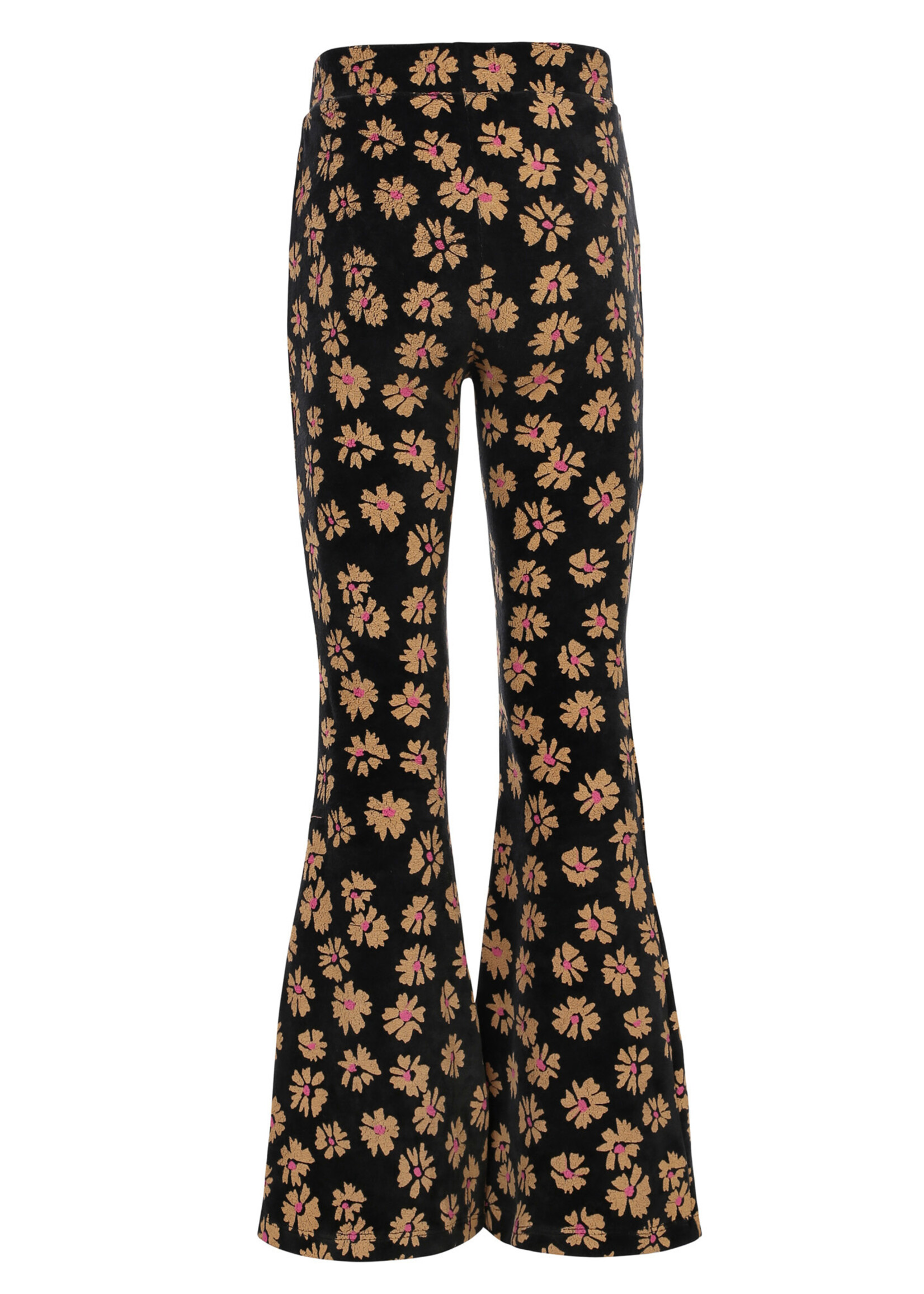 LOOXS Little Little velvet flaire pants,soft winterflower