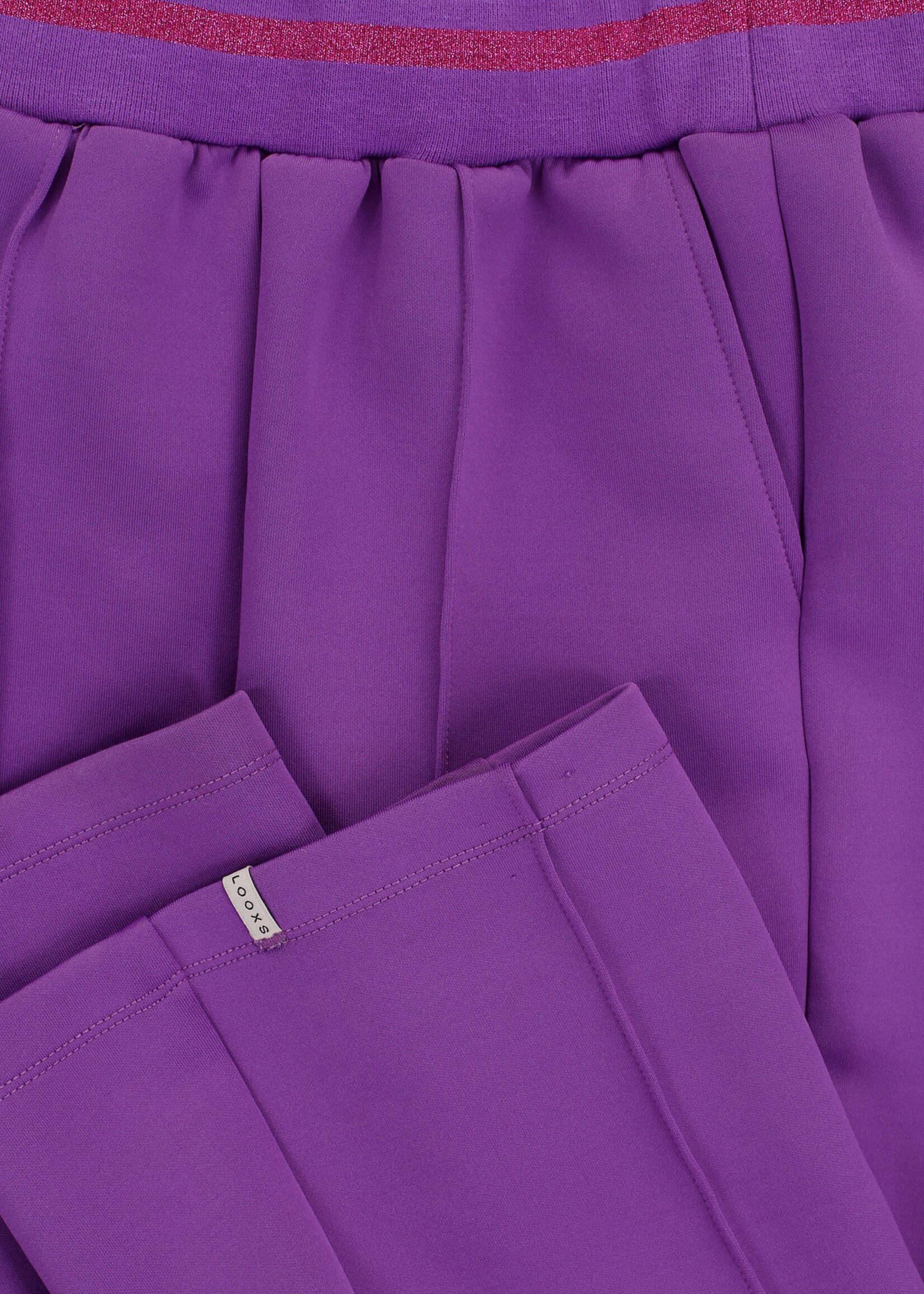 LOOXS Little Little sporty scuba sweat pants,Violet purple