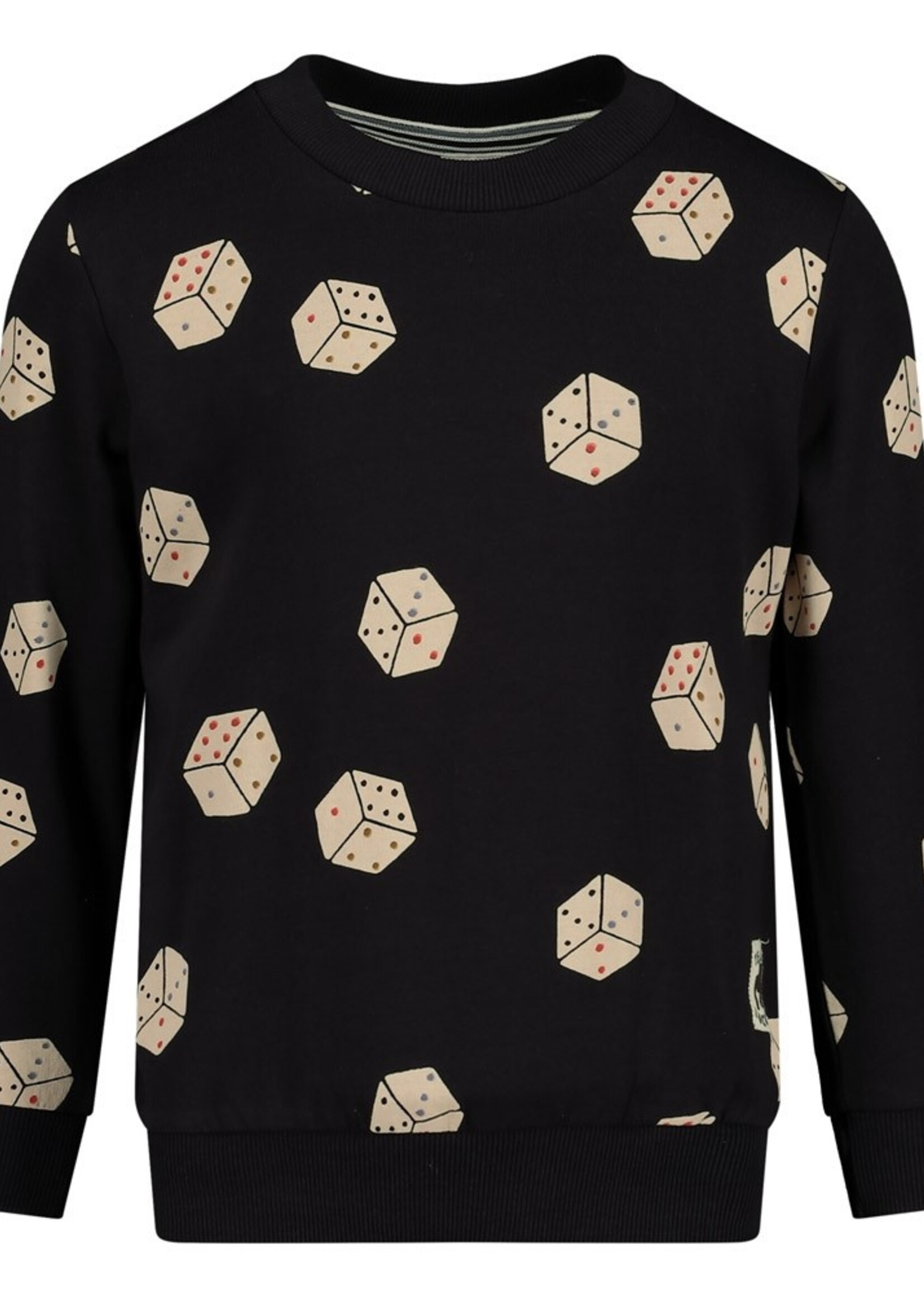 Sturdy Sweater AOP - Couch Club, Zwart