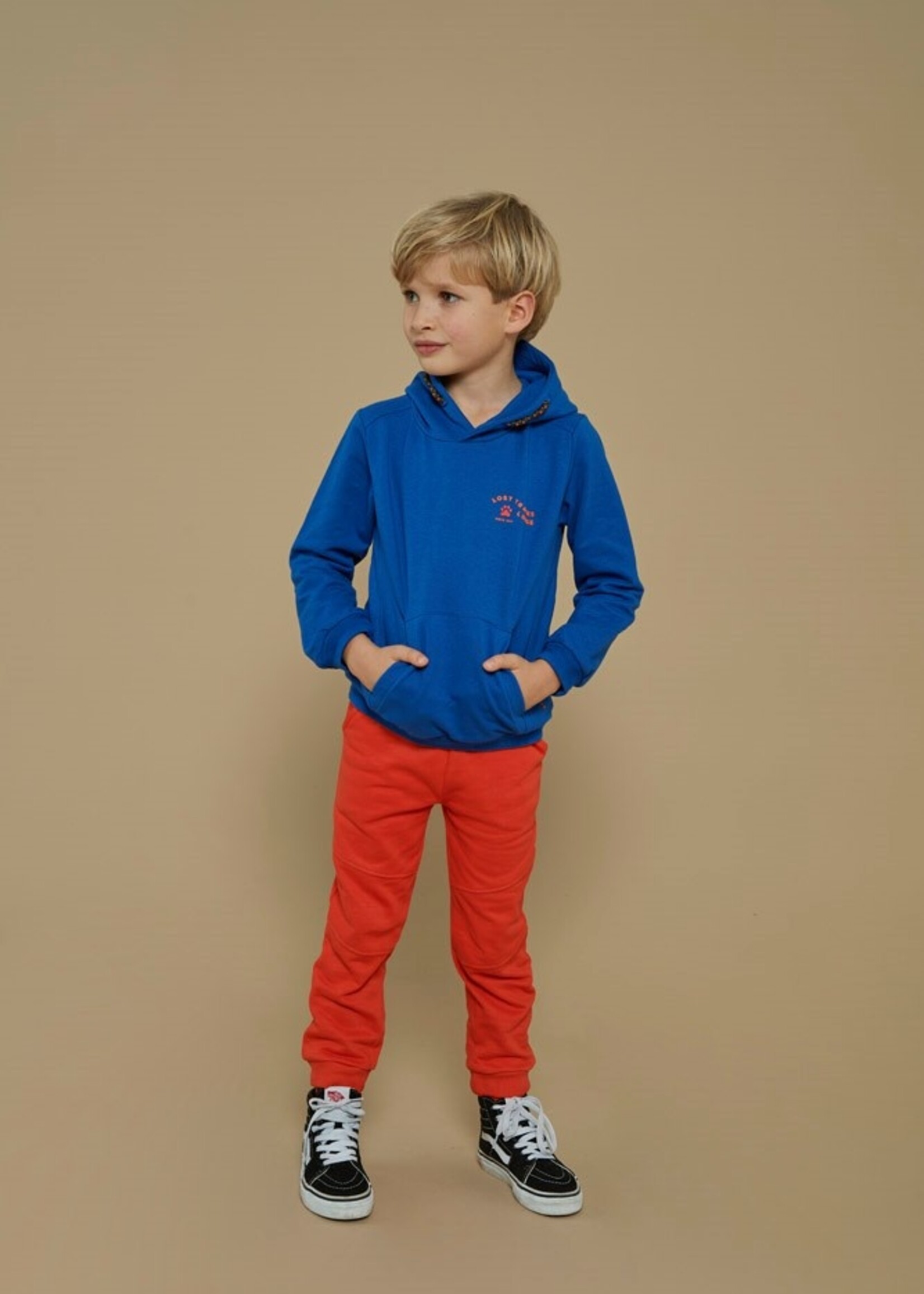 Sturdy Hoody - Chasing Trails, Blauw