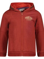 Sturdy Sweatvest met capuchon - Chasing Trails, Roest