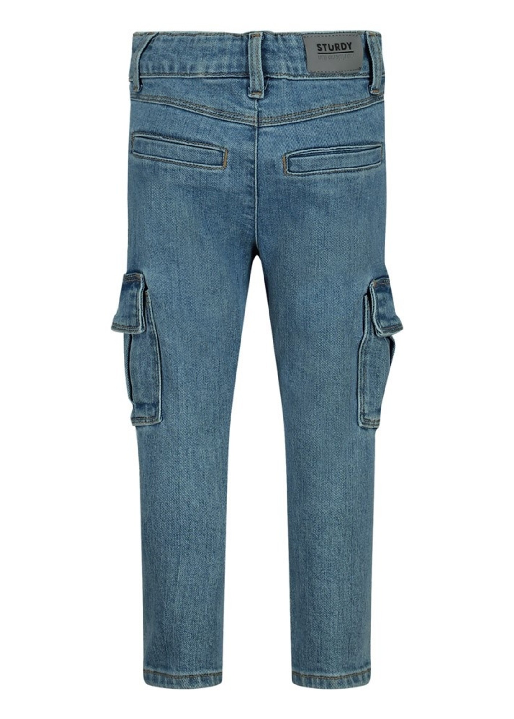 Sturdy Cargo broek denim - Winter Denims, m.Blauw denim