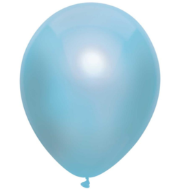 Haza Ballon Blauw Metallic
