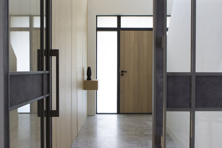Met leer beklede TWIN DOORS taatsdeuren