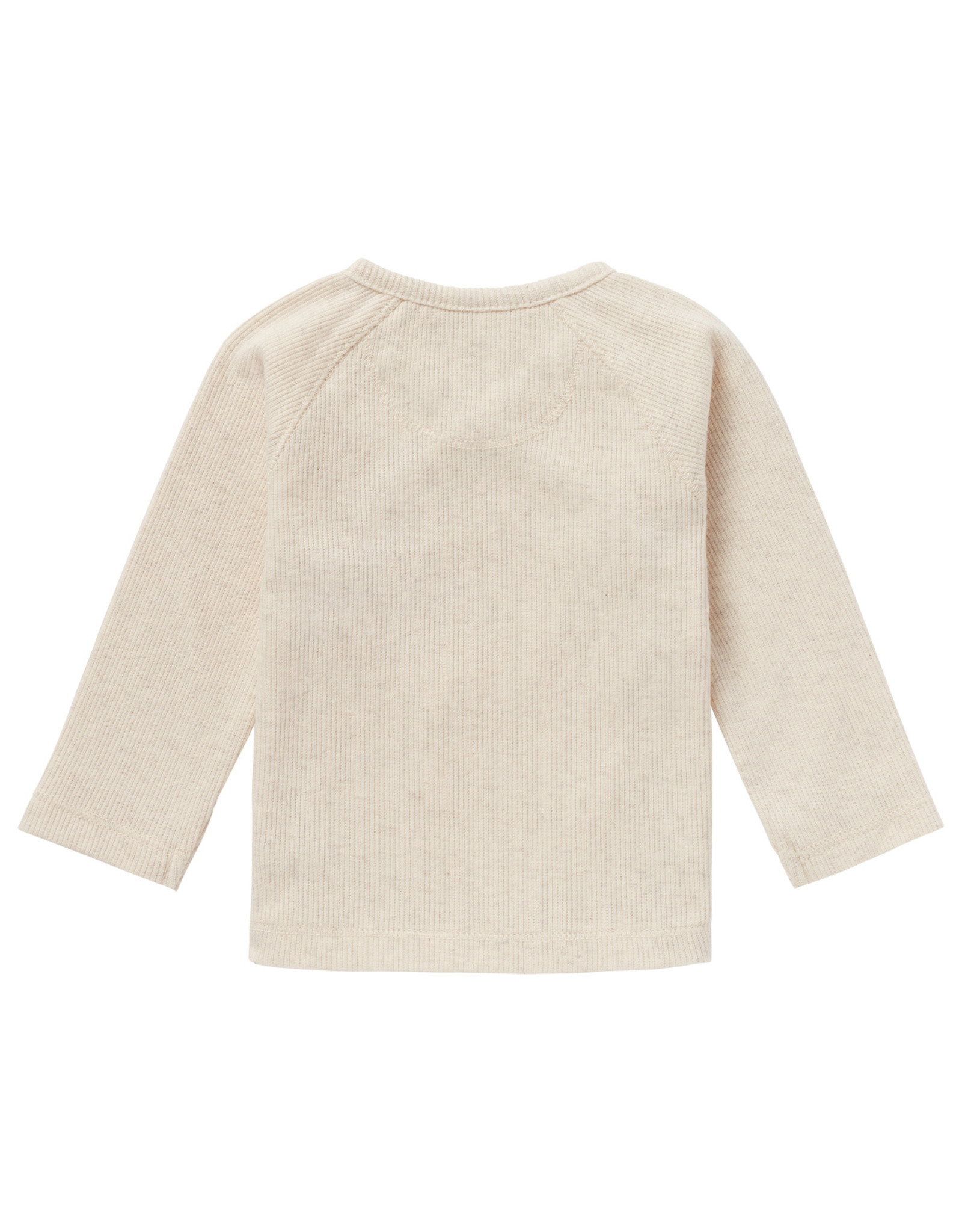 Noppies U Tee Overlap LS Rib Nanyuki Oatmeal