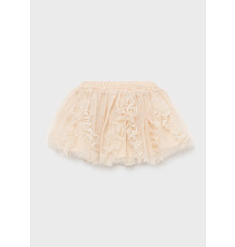 Mayoral Tulle Skirt Champagne