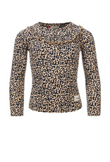LOOXS Little Little leopard rib T-shirt ls sandy leopard