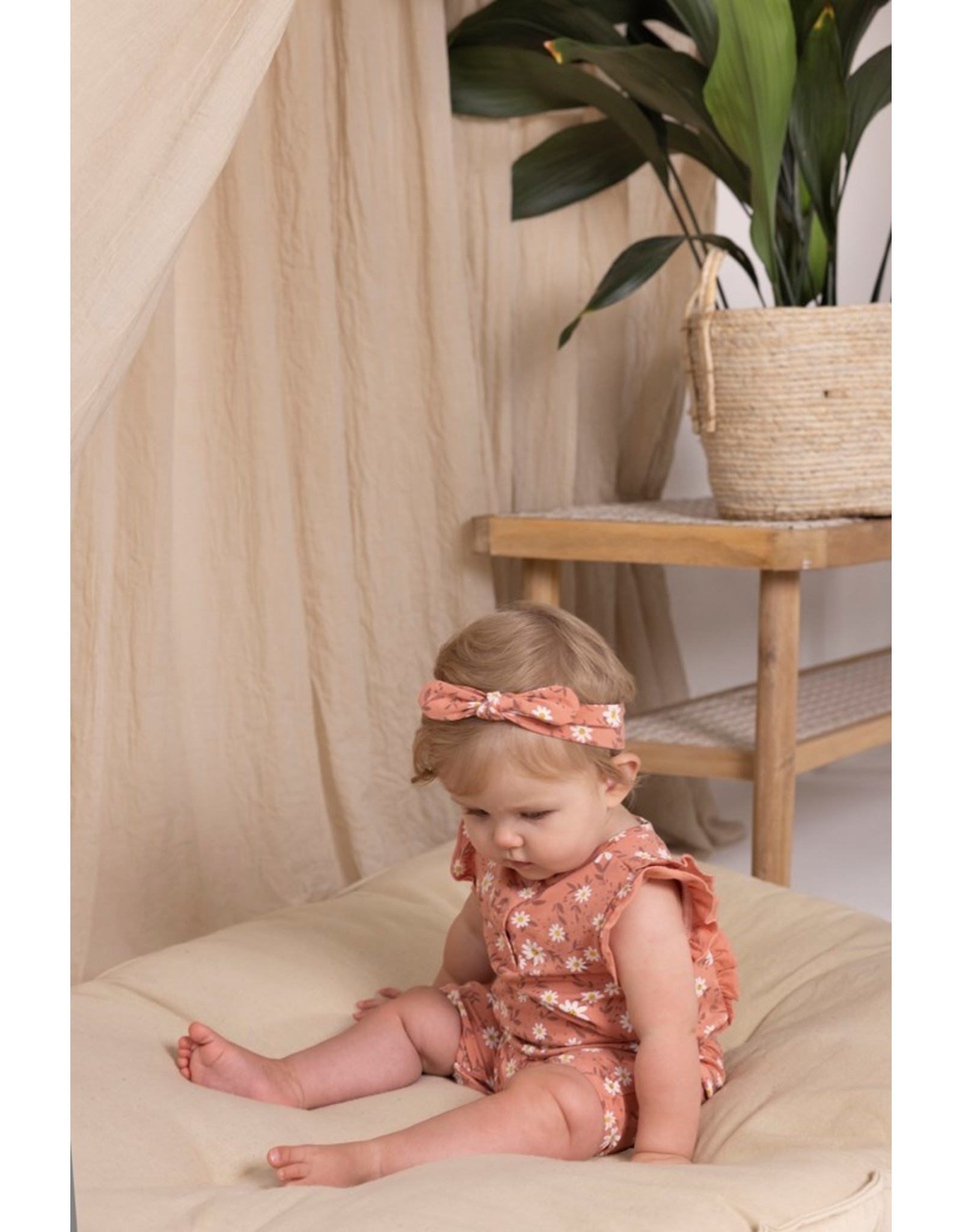 Feetje Playsuit - Have A Nice Daisy Terra Pink