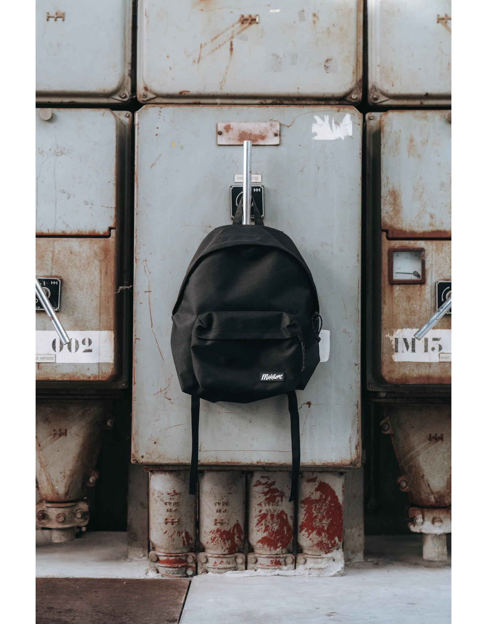Malelions Junior Patch Backpack Black