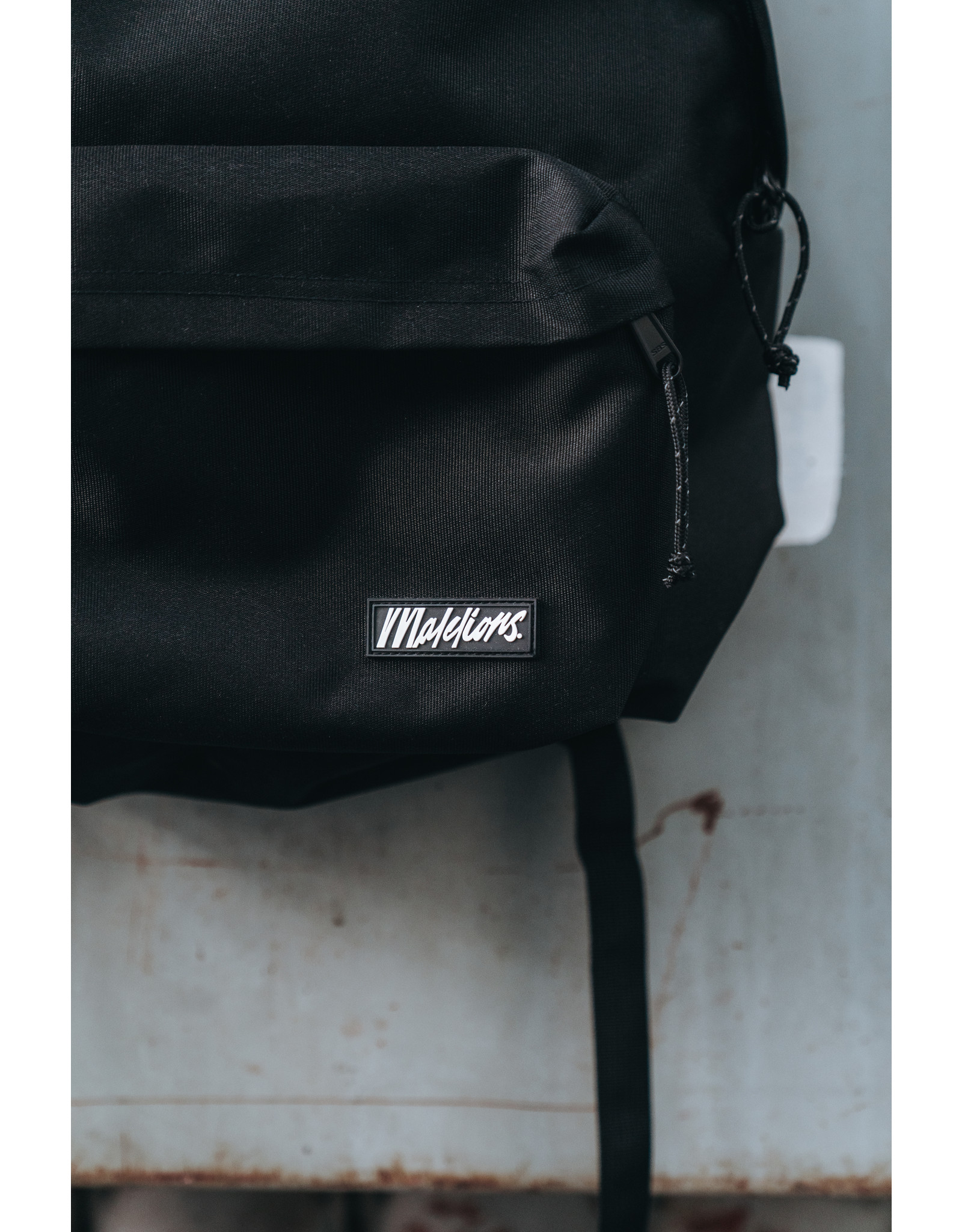 Malelions Junior Patch Backpack Black