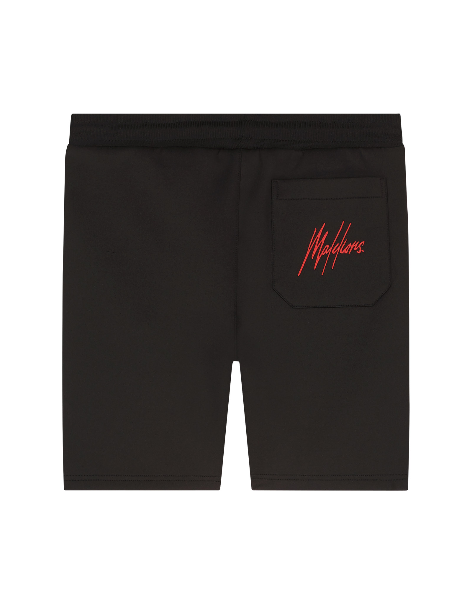 Malelions Junior Sport Striker Short Black/Neon Red