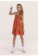 Shiwi Girls Jakarta Dress Broderie Anglaise Spice Route Brown
