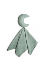 Mushie Lovely Blanket Moon Roman Green