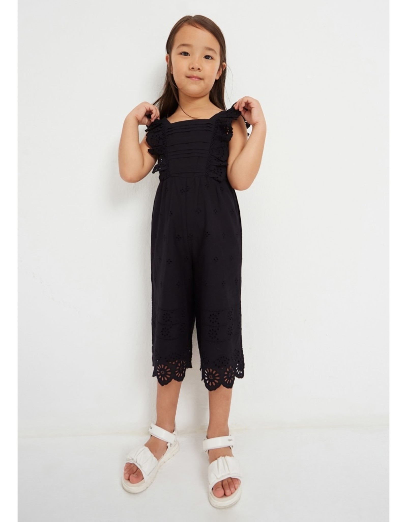 Mayoral Cut out romper  Black  SS23-3845-29