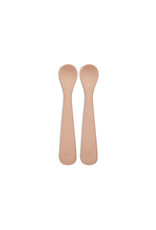 Jollein Siliconen Lepeltje Pale Pink (2pack)