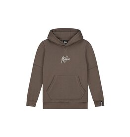 Malelions Junior Split Essentials Hoodie Brown/Beige