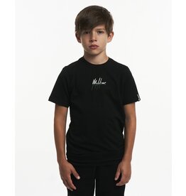 Malelions Junior Split Essentials T-Shirt Black/Dark Green