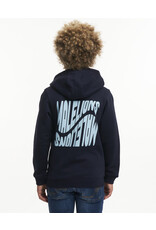 Malelions Junior Wave Graphic Hoodie Navy