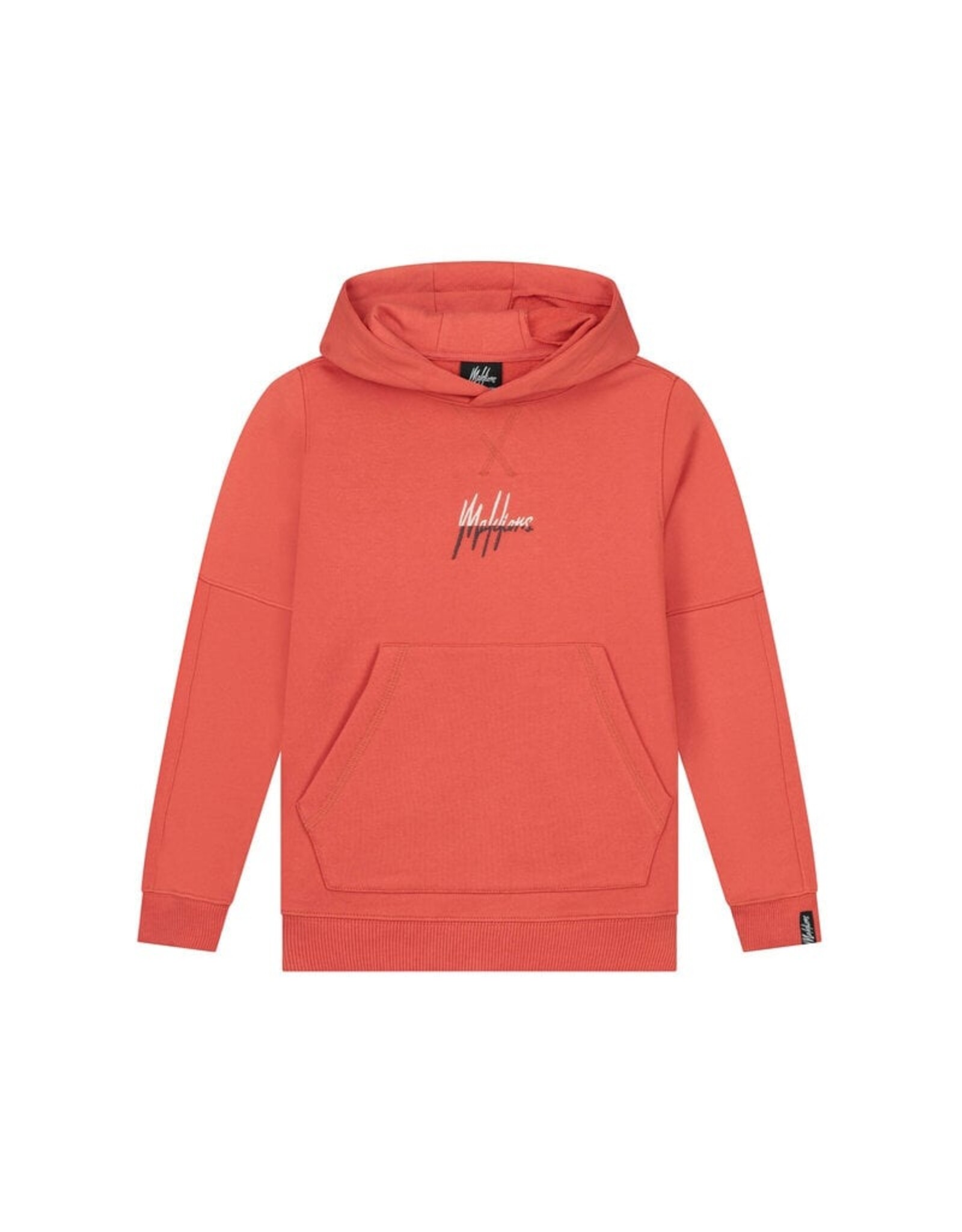 Malelions Junior Split Essentials Hoodie Rust/Iron Grey